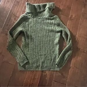 Vintage Banana Republic Olive Green Cowl Neck Sweater
